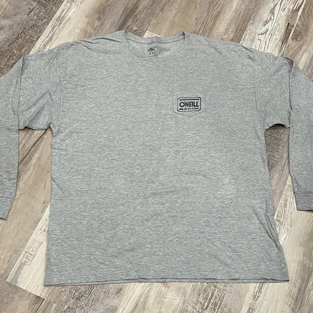 O’Neill - Men’s Long Sleeve Pocket T-shirt - Grey - Size XXL